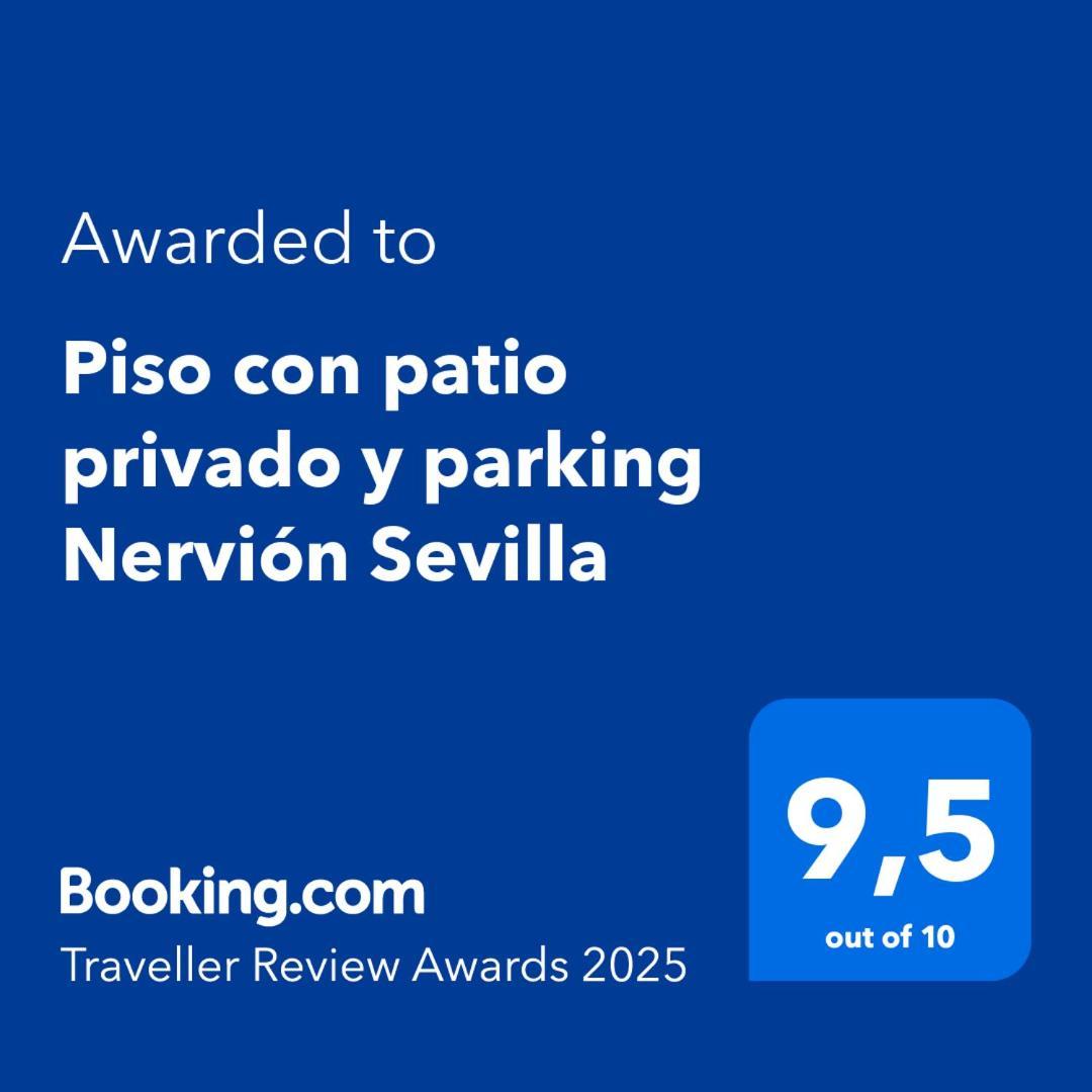 Piso Con Patio Privado Y Parking Nervion Sevilla Eksteriør billede